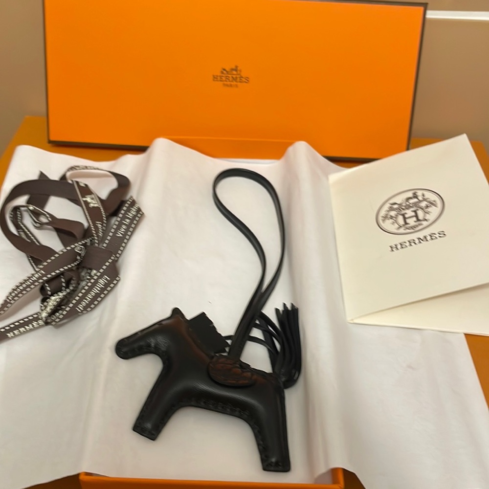 Hermes key chain tag